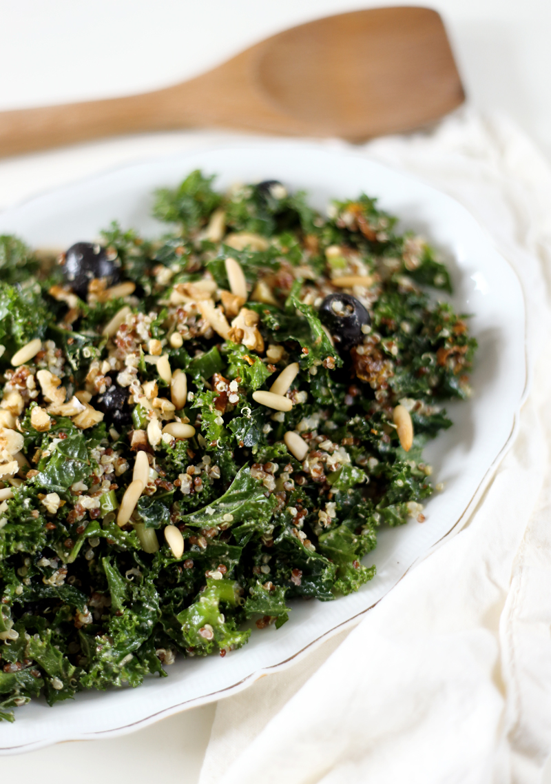 Massaged Kale Salad With Quinoa • Green Evi 6773