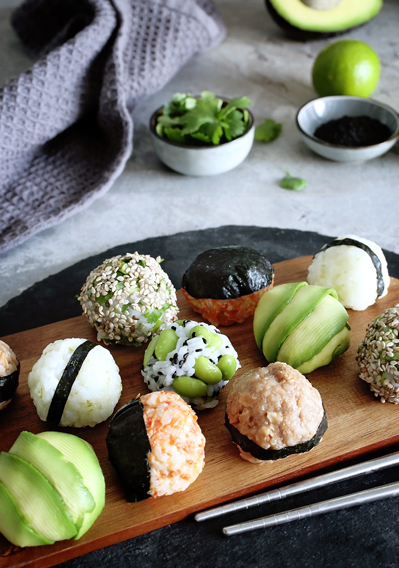 Vegan Onigiri Japanese Stuffed Rice Balls Green Evi